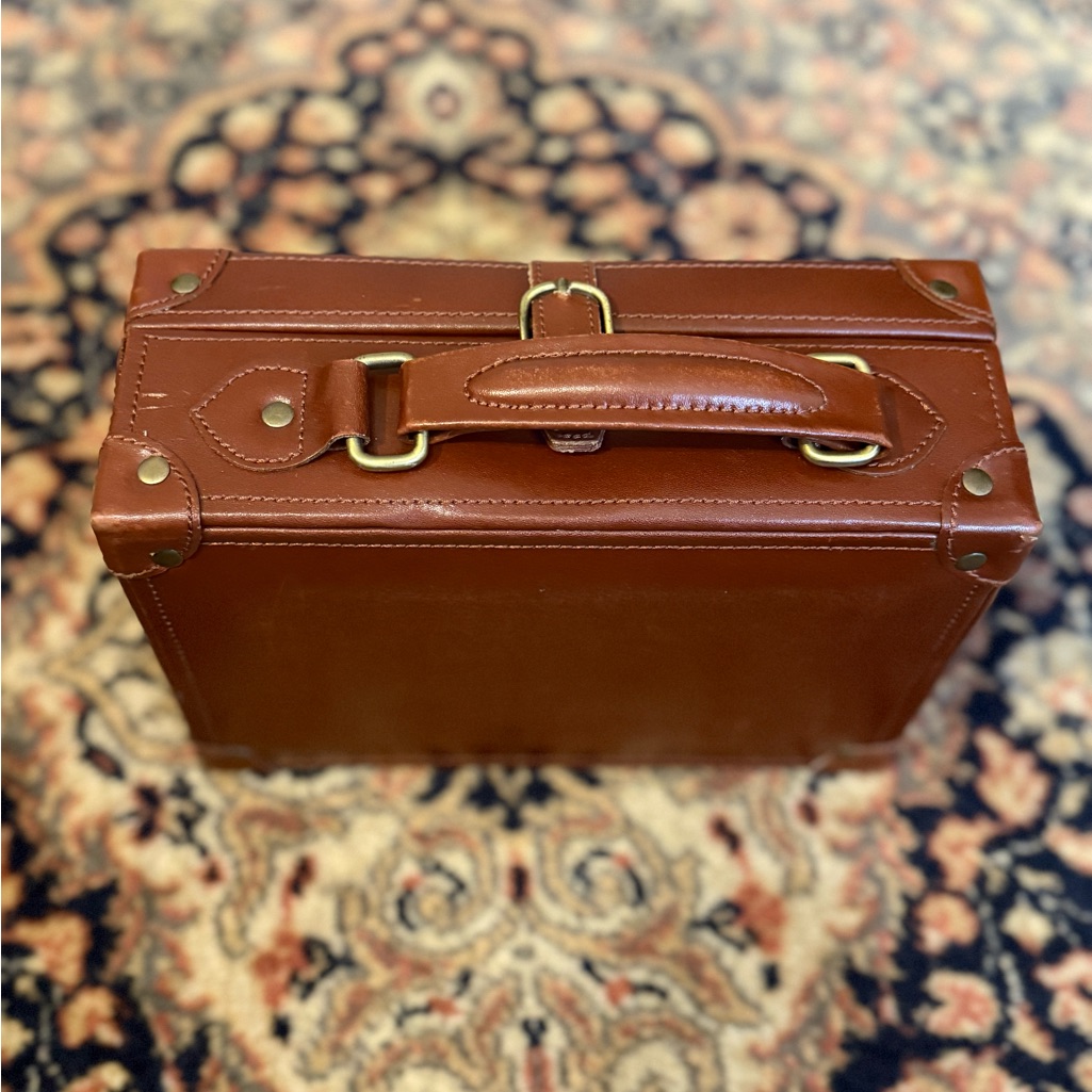Leather Travel Jewelry Case